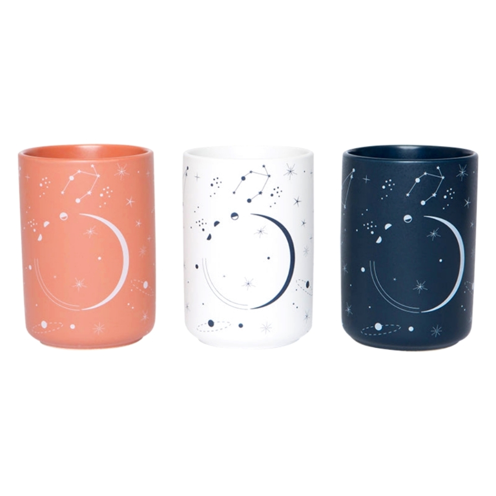 Starry Skies set of 3 Vases